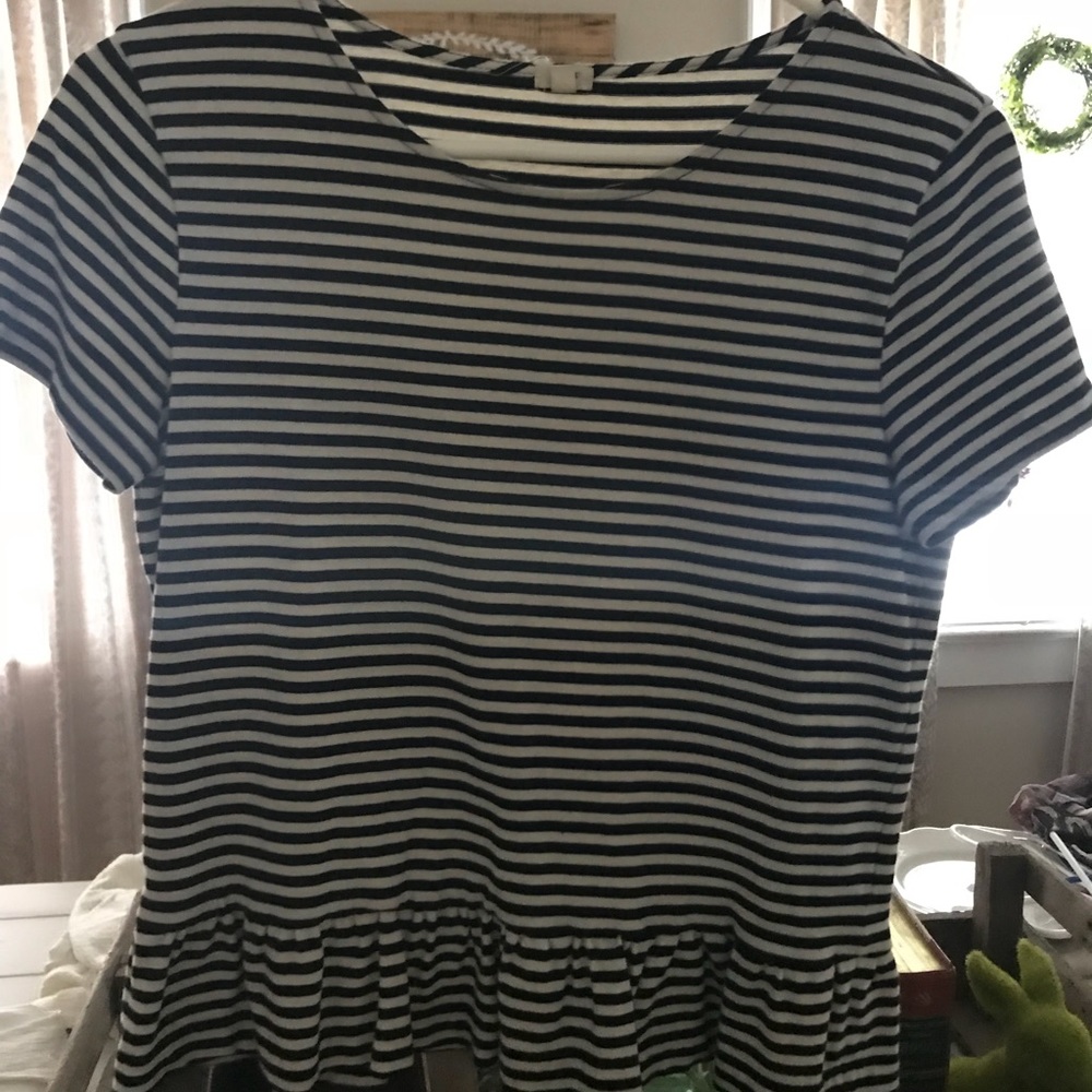 JCrew pepplum Top
